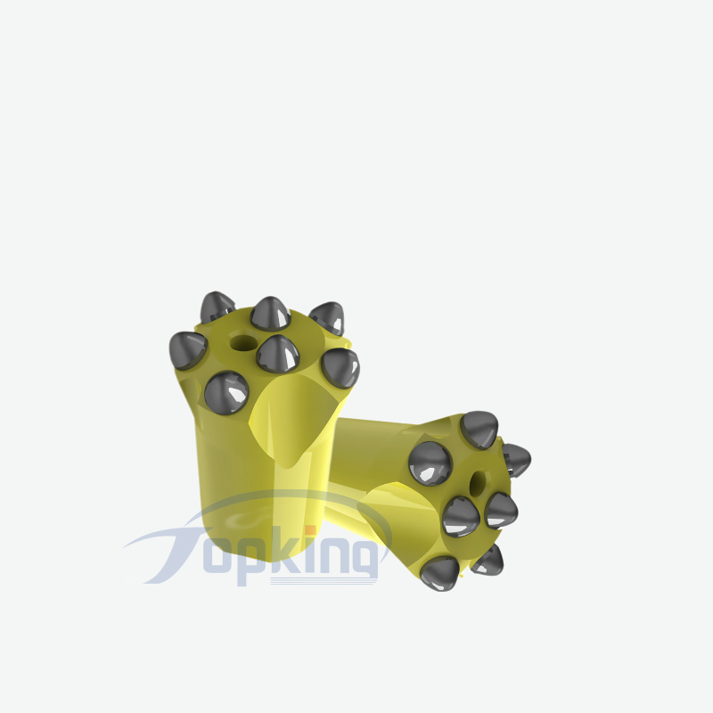 Q7Tapered button bit 7 teeth rock drill bit